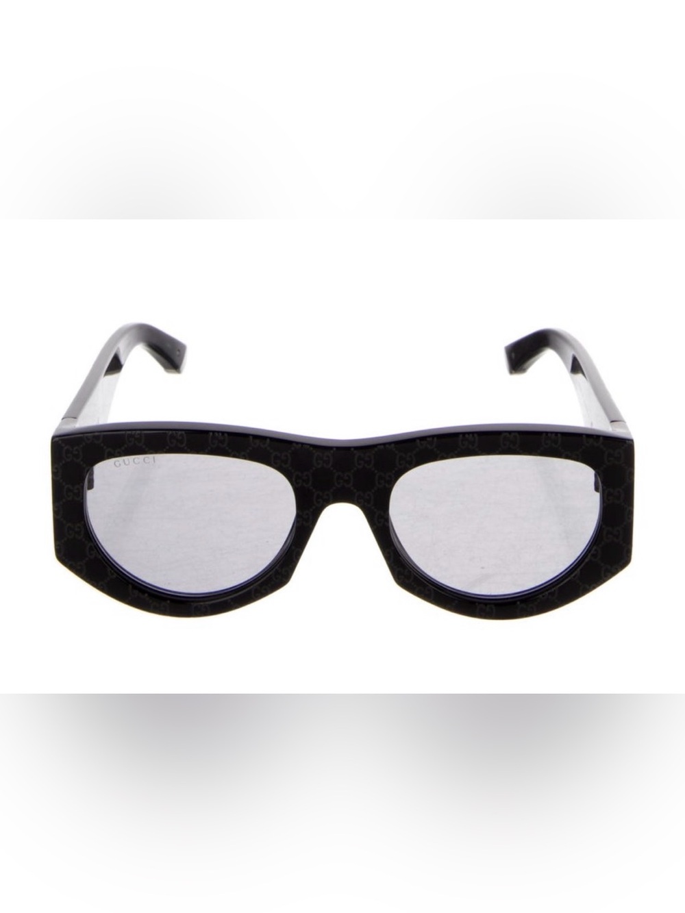 Gucci Black GG Monogram Cat-Eye Sunglasses - Picture 3 of 5